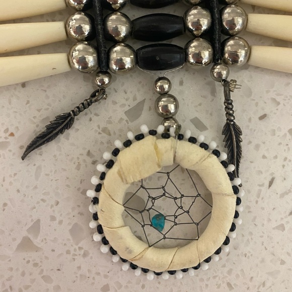 Navajo Bone Choker - Picture 5 of 7